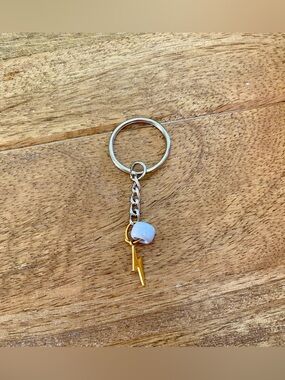 Lightening Bolt Keychain / Purse Charm - New